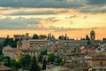 Perugia (Umbria) panorama from Porta Sole Royalty Free Stock Photo