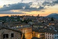 Perugia (Umbria) panorama from Porta Sole Royalty Free Stock Photo