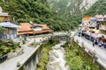 Perurail train which brings tourists all the way to the base of Machu Picchu