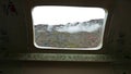 Perurail window view Royalty Free Stock Photo