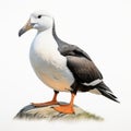 Perus Gull: Meticulous Photorealistic Vector Bird Art With Playful Character Design Royalty Free Stock Photo