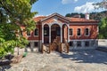 PERUSHTITSA, BULGARIA - SEPTEMBER 4 2016: The building of Danov School from the 19th century, Perushtitsa, Bulgari