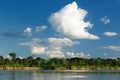 Peruvian Amazonas, Amazon river landscape Royalty Free Stock Photo