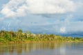 Peruvian Amazonas, Maranon river landscape Royalty Free Stock Photo