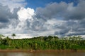 Peruvian Amazonas, Maranon river landscape Royalty Free Stock Photo