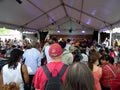 Peruvian Band and Crowd at the Folklife Festival
