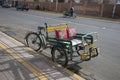 Peruvian Bike Taxi in the city of Puno, near Lake Titicaca.