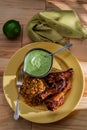 Peruvian Chicken Green Sauce