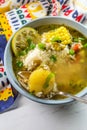 Peruvian Cilantro Chicken Soup