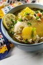 Peruvian Cilantro Chicken Soup