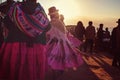 Peruvian dance Royalty Free Stock Photo