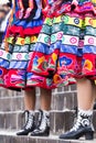 Peruvian dancers Royalty Free Stock Photo