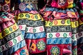 Peruvian dancers at the parade in Cusco. Royalty Free Stock Photo