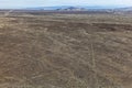 Peruvian desert in the Nazca area Royalty Free Stock Photo