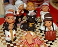 Peruvian ethnic Nativity set hand made with terracotta and clay