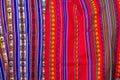 Peruvian Fabrics Royalty Free Stock Photo