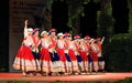 Peruvian folklore dance group spectacular performance