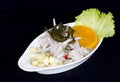 Peruvian food: Fish ceviche. Royalty Free Stock Photo