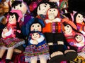Peruvian handicraft souvenir dolls, Cusco Royalty Free Stock Photo