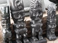 Peruvian inca carved figures