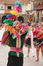 Peruvian Men Dancing at a festival