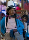 Peruvian mother Royalty Free Stock Photo