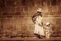 Peruvian mother and a child Royalty Free Stock Photo