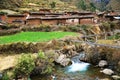 Peruvian mountain village Royalty Free Stock Photo