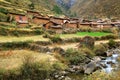 Peruvian mountain village Royalty Free Stock Photo
