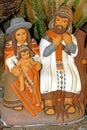 Peruvian Nativity scene with Holy Family and Jesus