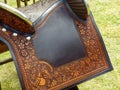 Peruvian Paso style leather saddle