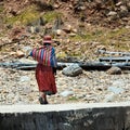 Peruvian Quechua Indigenous Woman, Peru Royalty Free Stock Photo