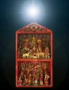 Peruvian Retablo handicraft Royalty Free Stock Photo