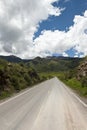Peruvian roadway Royalty Free Stock Photo