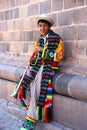 Peruvian teenage in Traditional Clothing