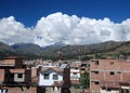 The Peruvian village of Huaraz Royalty Free Stock Photo