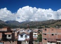 The Peruvian village of Huaraz Royalty Free Stock Photo