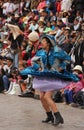 A Peruvian Woman at a festival