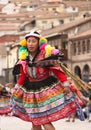 Peruvian Woman in traditional dress