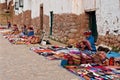 Peruvian women at market, Chinchero , Cusco, Peru