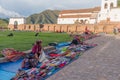 Peruvian women at market, Chinchero , Peru