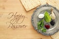 Pesah celebration concept & x28;jewish Passover holiday& x29;