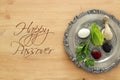 Pesah celebration concept & x28;jewish Passover holiday& x29;