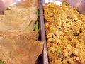 Pesarattu Dosa and Rava Upma - Indian Cuisine