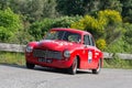 ABARTH FIAT 1400 TOURING 1950 on an old racing car in rally Mille Miglia 2018 the famous italian historical race 1927-1957