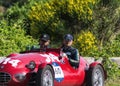 GILCO MARIAN FIAT 1100 SPORT	1948 on an old racing car in rally Mille Miglia 2018 the famous italian historical race 1927-1957 Royalty Free Stock Photo