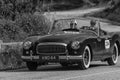 NASH HEALEY SPORTS 3850 cm3 1950 on an old racing car in rally Mille Miglia 2018 the famous italian historical race 1927-1957