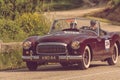 NASH HEALEY SPORTS 3850 cm3 1950 on an old racing car in rally Mille Miglia 2018 the famous italian historical race 1927-1957 Royalty Free Stock Photo