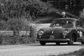 PORSCHE 356 1500 SUPER 1953 on an old racing car in rally Mille Miglia 2018 the famous italian historical race 1927-1957 Royalty Free Stock Photo