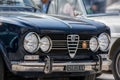 ALFA ROMEO GIULIA on an old racing car in rally RAID ADRIATICO